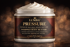 PRESSURE™ — Luxury Body Butter (Inspired by Baccarat Rouge 540)